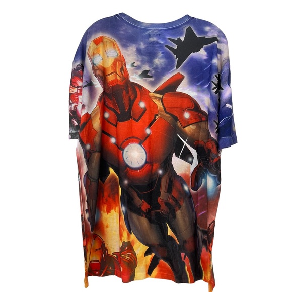 Marvel Iron Man graphic all over print men’s t shirt size XL - Picture 2 of 5